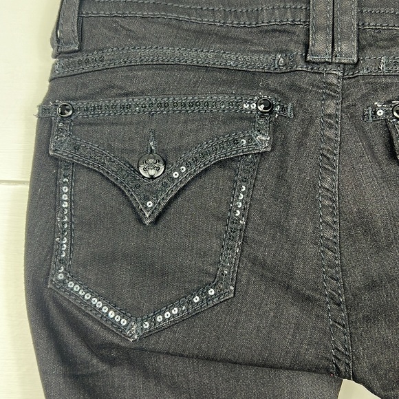 Miss Me Black 01 Signature Skinny Jeans Style JP7636S2 Size 31x30 - Picture 10 of 16